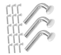 Mikikit 100 Pièces Shaped Safety Heavy Duty Metal Fasteners For Pallet Rack Shelving Secure Locking Warehouse Storage
