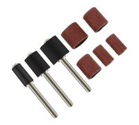 Mikikit 102pièces Kit pour Manucure Bandes de Ponçage Mandrin à Tambour Ponceuse Manchon de Ponçage