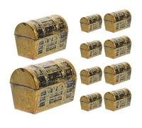 Mikikit 10Pièces Coffret Au Pirate Vintage Miniatures Accessoires de Décoration pour Anniversaire Thème Pirate