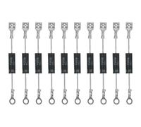 Mikikit 10Pièces Diode Haute Tension pour Four à Micro Ondes de Remplacement des Diodes Unidirectionnelles Fourniture de Micro Ondes