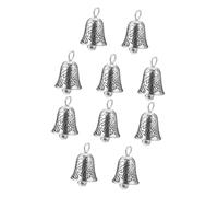 Mikikit 10pièces Mini-Cloches Alliage pour Fabrication De Bijoux Breloques pour Carillons Éoliens Ornements De Cloches pour