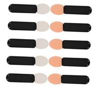 Mikikit 10pièces Mini Pinceau Maquillage Multi-usage Pour Yeux Lèvres Correcteur Applicateur Estompeur Portable Pour Retouches Rapides