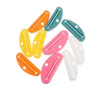 Mikikit 10pièces Presse-tube Manuel à Clip pour Dentifrice Crème pour Mains et Gel Douche Lot de Distributeurs Presse-tubes pour Extraction Complète et Facile Utilisation