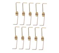 Mikikit 10pièces Ressort De Remplacement Pour Machine à Laver Ressort Inoxydable Pour Charnière De Porte De Lave-linge Séchant Kit De Réparation Pour Couvercle De Laveuse