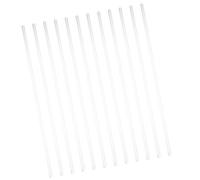 Mikikit 12 Pièces Baguettes de Verre pour Remuer Pilon en Verre Barre D'agitation en Accélération de Dissolution Immersion Liquide Étudiants Agitation de Boissons en Réutilisable