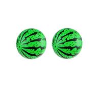 Mikikit 12 pièces Ballon de Plage Gonflable Forme Pastèque de Plage pour Garçon Fille Fête et Jeux Extérieurs