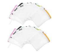 Mikikit 12 Pièces Mini Mesh Laundry Bags For Delicates Small Heavy Duty Washing Machine Storage Pouches With Tangle Design Hanging Loop For Socks Underwear Travel And Toy Organizer