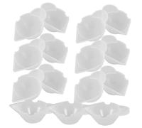 Mikikit 15 Pièces Set de Tasses Silicone pour Mélange et Distribution de Résine Résistantes à Haute Température Compatibles avec Colle Crystal et Uv pour Projets Diy Époxy et Artisanat