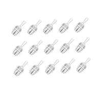 Mikikit 15 Pièces Tubes de Lèvres Plastique Transparents Flacons Forme de Pot de Miel pour Gloss à Lèvres DIY Récipients Durables et Sûrs pour Maquillage et Voyage