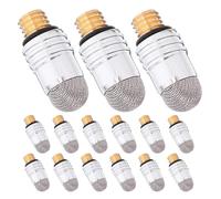 Mikikit 15pièces Pointes De Stylet Embouts De Rechange à Filetage Pointes Capacitives Fibre pour Stylets De Tablettes Et Téléphones