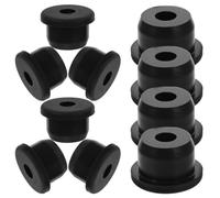 Mikikit 15pièces Silicone Grommets Kit pour Câblage Passe-Fil Silicone Résistant Chaleur Bouchons de Trou Étanches pour Protection de Câbles