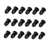 Mikikit 18 pcs Embouts de Fixation Cordes Guitare Électrique Fer Plaqué Supports Durables pour Maintien Cordes Travers Corps Kit Pratique pour Réparation et Montage Guitare