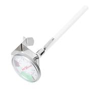 Mikikit 1Pièce Thermomètre à Thé Acier Inoxydable Jauge de Température Précise pour Café Eau et Viande Accessoire de Cuisine Pratique Lecture Rapide et Facile