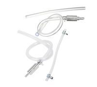 Mikikit 2 Ensembles Kit de Purge Frein Moto avec Valve Anti-Retour Tuyau Hydraulique pour Embrayage et Frein Outil Extraction Compatible Multi-Marques Prévention Fuite et Entretien Rapide
