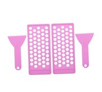 Mikikit 2 ensembles Kit Fabrication Lèvres Alvéoles Plateau Remplissage Spatule DIY Soin Lèvres Hydratant et Naturel pour Sèches et Gercées