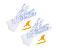Mikikit 2 Ensembles Reflexology Acupressure Socks With Detachable Massage Sticks For Targeted Foot Relief And Enhanced Foot Massager Tool For Heel Arch Metatarsal Care