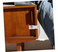 Mikikit 2 ensembles Serrure à Loquet Pliable Acier Inoxydable pour Armoire et Lot de Verrous à Clé pour Sécurité Intérieure Installation Facile pour Bureau et Cabinet