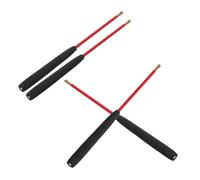 Mikikit 2 Paires Bâtons Diabolo Chinois Antidérapants Jeu Sticks Solides pour Corde Bâtons Jonglage Fitness et Traditionnels