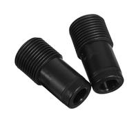 Mikikit 2 pièces Adaptateur pour Manche Kit de Remplacement de Tête pour Outils de Nettoyage Compatible avec Rods Métalliques Balais et Mops