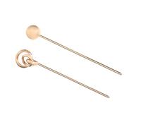 Mikikit 2 pièces Baguettes à Cheveux Aluminium Accessoires Vintage pour Chignons Épingles à Cheveux Élégantes et Légères Mariage et Occasions Spéciales