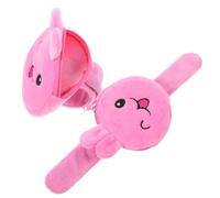 Mikikit 2 pièces Bracelets Slap Décoratifs Lapin pour Garçon Fille Multi Fonctionnels et Confortable de Bandes Poignet Change Sac Coin Jeu Pratique pour Filles et Garçons
