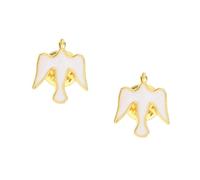 Mikikit 2 Pièces Broche Épinglette Émaillée pour Événements Religieux Accessoire Multifonction pour Baptême Communion et Célébrations