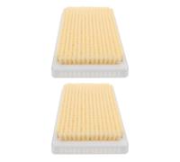 Mikikit 2 Pièces Brosse Dorsale, Épilateur de Pratique, Plastique, Jaune, Nettoyage du Dos sans Main, pour Exfoliation du Dos Corps