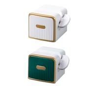 Mikikit 2 pièces Extrudeur Dentifrice Mural Manuel Distributeur Tube Presse-pâte Léger et Réutilisable Outil Compact pour Réduire le Gaspillage Facile à Utiliser pour Adultes