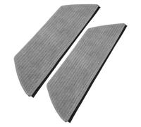Mikikit 2 Pièces Lingettes de Remplacement pour Balai Serpillière Compatible Aspirateur Robot, Tissu Lavable et Super Absorbant avec Bords Élargis Renforcés pour Nettoyage Domestique