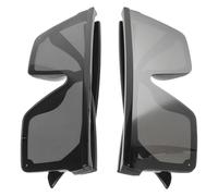 Mikikit 2 Pièces Lunettes de Soleil Rétro Surdimensionnées pour Adultes Protection Design Compact pour Fêtes Plage et Voyages