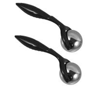 Mikikit 2 Pièces Massage à Bille Acier Inoxydable avec Poignée Ergonomique Outil Manuel Compact pour Relaxation Musculaire Au Froid