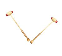 Mikikit 2 pièces Massage Hammer Manuel Portable Marteaux pour Massage Du Dos Améliore Circulation Sanguine et Muscles Outil Pratique pour Maison Bureau Voyage