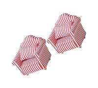 Mikikit 2 pièces Miniature pour Maison de Poupées Accessoire de Mobilier pour Garçon Fille pour Créer Une Atmosphère Chaleureuse et Romantique Éducatif