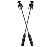 Mikikit 2 Pièces Outil Désherbeur Manuel Acier Inoxydable Robuste et Ergonomique pour Jardinage et Désherbage Adapté Au Jardin Ferme