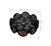 Mikikit 2 pièces Piège à Anguilles et Crevettes Cage de Résistante PP Fond Coulant Stable pour Petits Poissons Homards Écrevisses et Crustacés Filet de Adapté Eaux Agitées