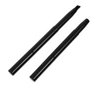 Mikikit 2 pièces Pinceaux à Sourcils Double Embout Biseauté Outils Cosmétiques Rétractables pour Visage Maquillage et Lot