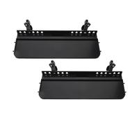 Mikikit 2 Pièces Plateau Détachable pour Chevalet Métal Support Portable Multi-usage pour Rangement Outils de Peinture Lot pour Croquis et Affichage Artistique