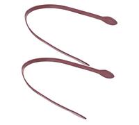 Mikikit 2 pièces Poignée de Sac à Main DIY Poignées de Remplacement Cuir Accessoires pour Anses de Sac à Main Confortables et Durables pour et Tote