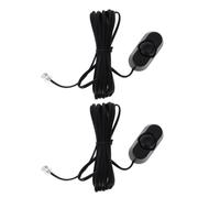 Mikikit 2 Pièces Régulateur de Volume Amplificateur Voiture Contrôleur Audio Caisson de Basses Bouton Réglage Volume Accessoires Électroniques Voiture pour Conduite en Ville et