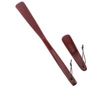 Mikikit 2 pièces Shoe Horn Set Manche et Court pour Seniors Femmes Enceintes Hommes Durable et Portable Aide à Enfiler Chaussures pour Talons et Voyage