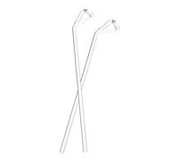 Mikikit 2 pièces Spreader Verre pour Laboratoire et Ergonomique à Usure Outil Pratique pour Étalement Lot