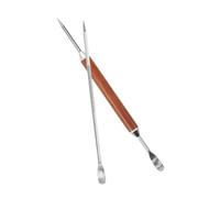 Mikikit 2 pièces Stylet de Décoration Café Acier Inoxydable pour Latte Art Aiguille pour Cappuccino et Espresso Outil Professionnel pour et Amateurs
