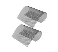 Mikikit 2 pièces Tapis de Barbecue Réutilisables Maille Lot de Tapis Antidétachants pour Grill Accessoires de Cuisson Barbecue Adaptés à Types de Grills