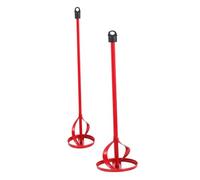 Mikikit 2 Pièces Tige de pour Perceuse Robuste Mélangeur Portable pour Peinture Ciment et Enduit Kit pour Rapide