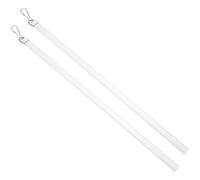 Mikikit 2 Pièces Tige de Réglage pour Rideaux et Stores en PVC 30cm, Baguette D'ouverture Transparente, Fonctionnement Fluide, Entretien Facile, pour Installation de Fenêtres