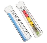 Mikikit 2 Pièces Tube de Pluviomètre Verre Haute Résistance Remplacement Extérieur et Résistant Aux Rayures Mesure Précise des Précipitations pour Jardin et Pelouse