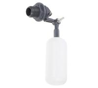 Mikikit 2 pièces Vanne Flotteur Mini Pouce avec Hauteur Eau Valve Sphérique PE pour Humidificateur Aquarium Machine à Glace Lot de Blanc