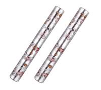 Mikikit 2 rouleaux Papier Cellophane Transparent pour Noël Rouleau Emballage Fleuriste Film Emballage pour Bouquets Paniers et Friandises Finition Claire Polyvalente