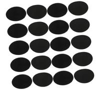 Mikikit 20 Paires Fixation Invisible Auto Bandes Auto Adhésives Double Face Crochet et Boucle pour Tapis de Sol et Tapis de Voiture Adhésif Puissant et Compatible Multiples Modèles