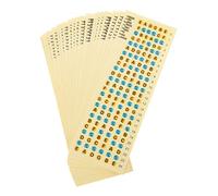 Mikikit 20 pièces Autocollants de Guitare Stickers de Notes pour Débutants Visuels pour Apprentissage Rapide des Échelles Musicales